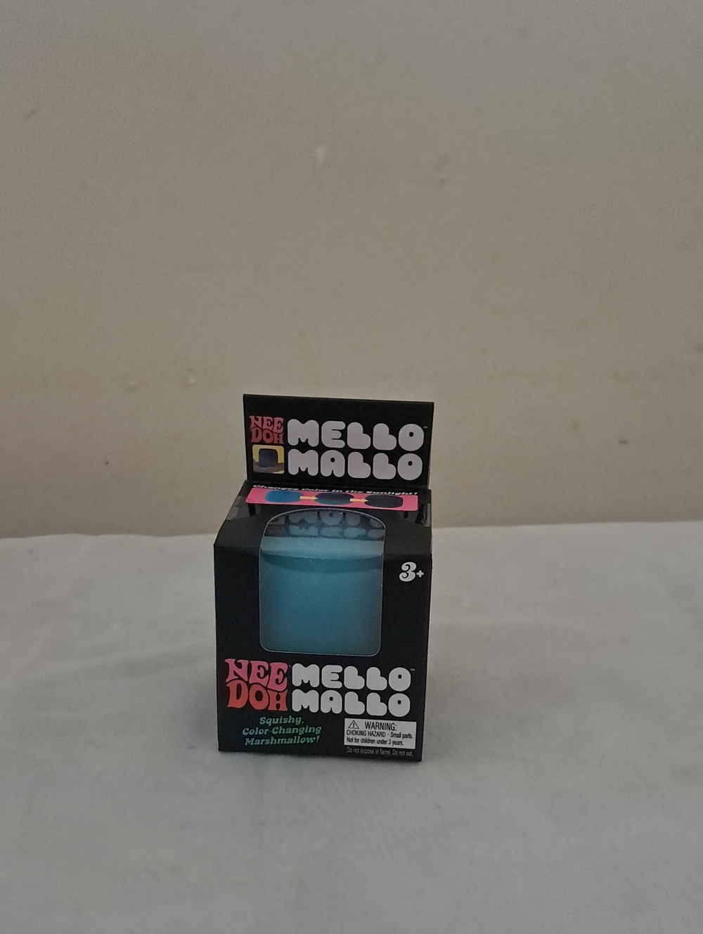 Color-Changing Marshmallow Squishy Toy - Blue